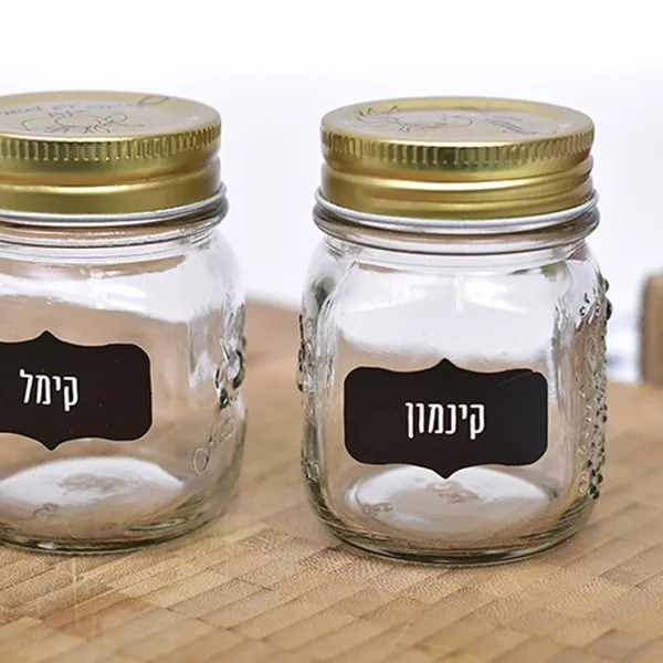 מדבקות תבלינים ממותגות, מדבקות אישיות, מדבקות עמידות למים ולחום, התבלינים שלי