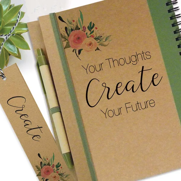 מחברת מטרות אישית - "Your Thoughts Create Your Future״