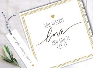 Valentine's Day מחברת "אהבה" מעוצבת אישית – תמונה 1
