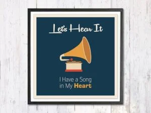 Lets Hear It  - תמונת רטרו, להדפסה עצמית – תמונה 2