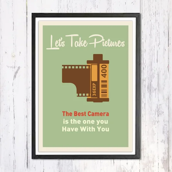 Let's Take Picture -  תמונת רטרו, להדפסה עצמית