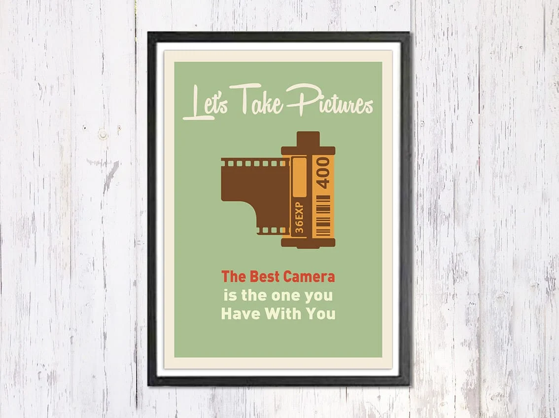 Let's Take Picture -  תמונת רטרו, להדפסה עצמית