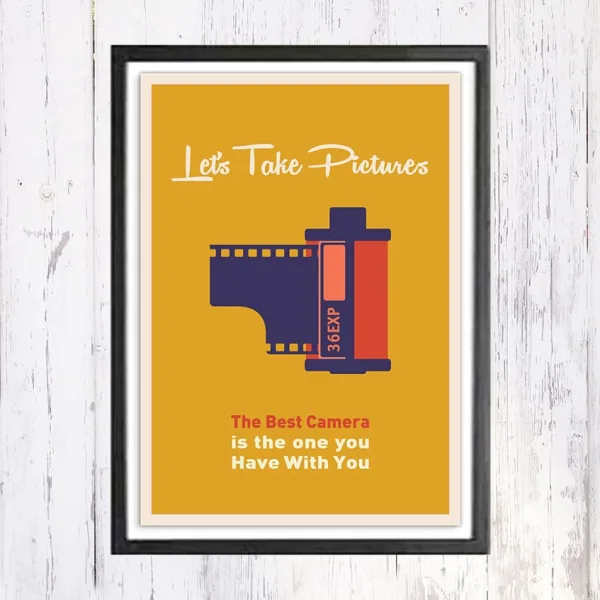 Let's Take Picture - תמונת רטרו, להדפסה עצמית