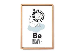 פוסטר לחדר ילדים, Be Brave – תמונה 2