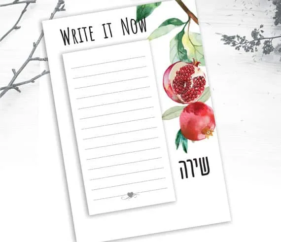 פנקס ממו-מגנט אישי, רשימות לראש השנה Wish List