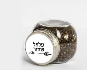 מדבקות לתבלינים, מדבקות בשחור/לבן – תמונה 2