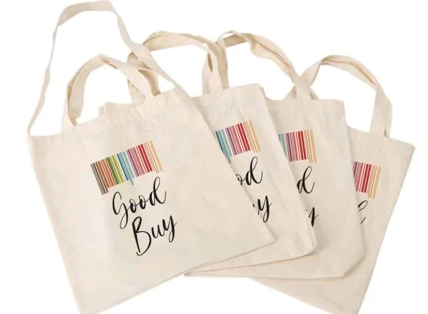 תיק בד אישי עם משפט השראה Goog Buy