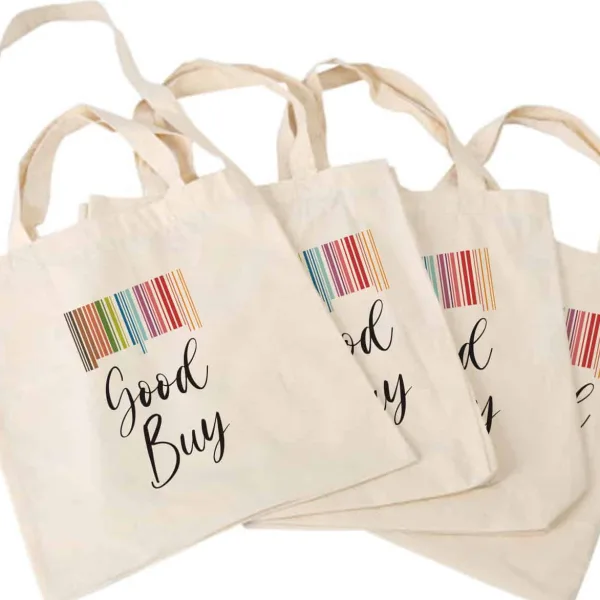 תיק בד אישי עם משפט השראה Goog Buy