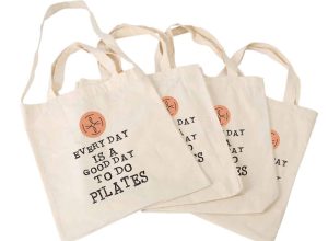 תיק כותנה לחוג פילאטיס PILATES