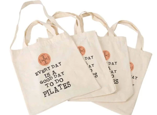 תיק כותנה לחוג פילאטיס PILATES