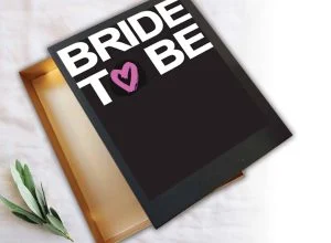 קופסת הפתעות לאירוסין - BRIDE TO BE – תמונה 2
