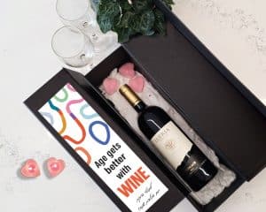 מארז יין ליום הולדת בעיצוב אישי