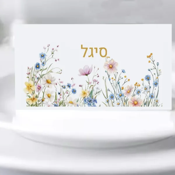 כרטיסי הושבה לשולחן החג