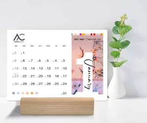 לוח שנה ממותג בתוספת לוגו חברה – תמונה 2