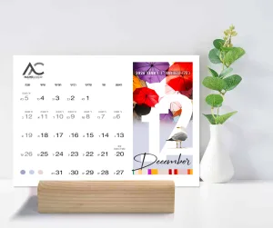 לוח שנה ממותג בתוספת לוגו חברה – תמונה 12